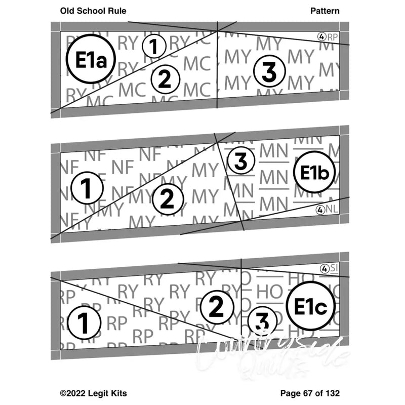 Old School Rule Pattern PT030