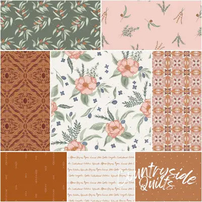 Olive Grove 1 Yard Bundle Ivory, 8 Pcs.