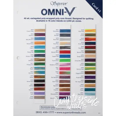 Omni V Thread 1 Color Card A