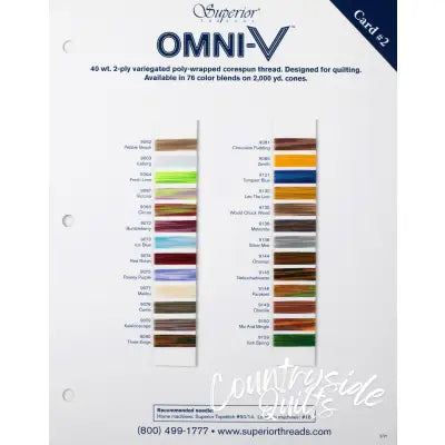 Omni V Thread 2 Color Card B