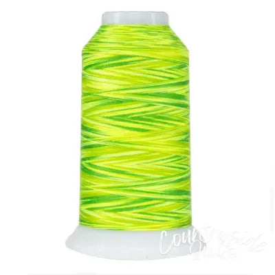 Omni Variegated Polyester Thread 40wt 2000yd Fresh Lime