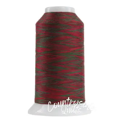 Omni Variegated Polyester Thread 40wt 2000yd Holly Berry