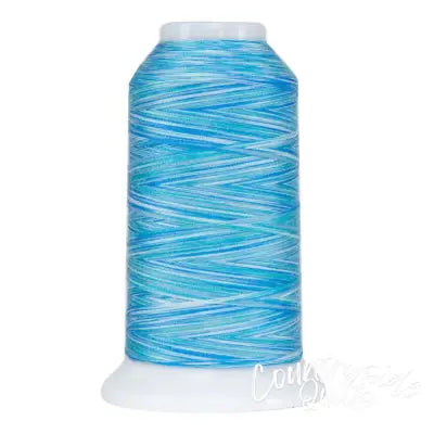 Omni Variegated Polyester Thread 40wt 2000yd Ice Blue