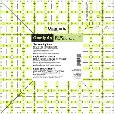 Omnigrip 10in Square Ruler
