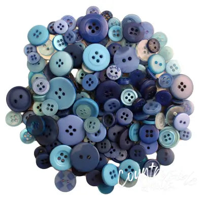 Open Seas Buttons in Mason Jar