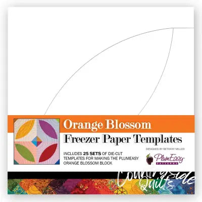 Orange Blossom Freezer Paper Templates 25pk