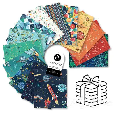 Orbit Fat Quarter Bundle 14 Cuts Each