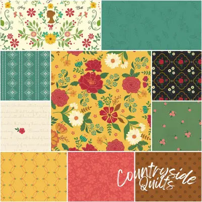 Orchard House 1 Yard Bundle Yellow, 10pcs