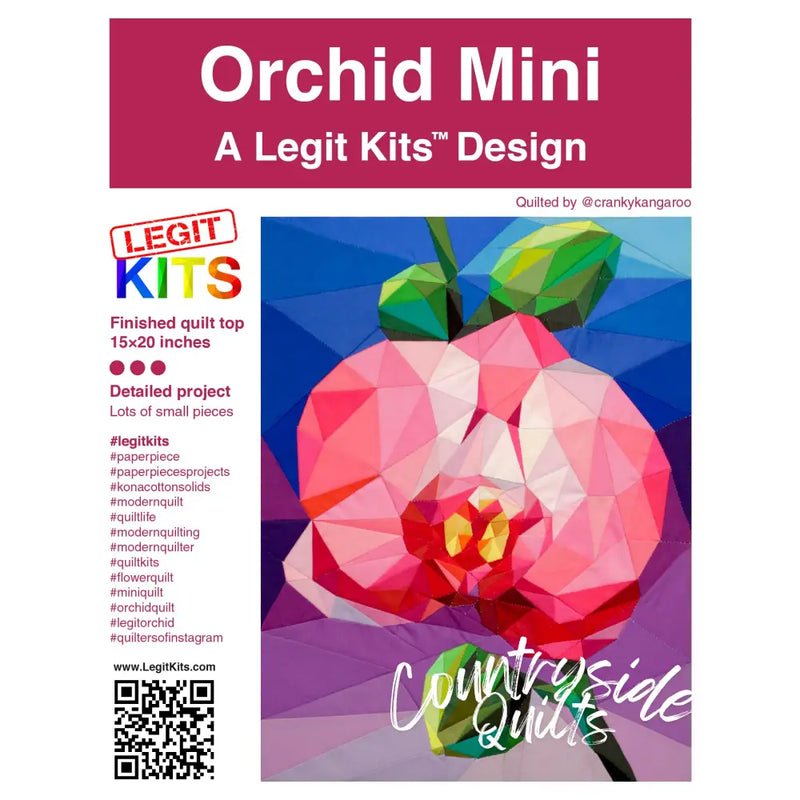 Orchid Mini Quilt Kit QK009