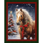 45" Christmas Horse