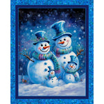45" Snow Family Panel