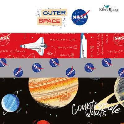 Outer Space by NASA 10in Squares, 42pcs