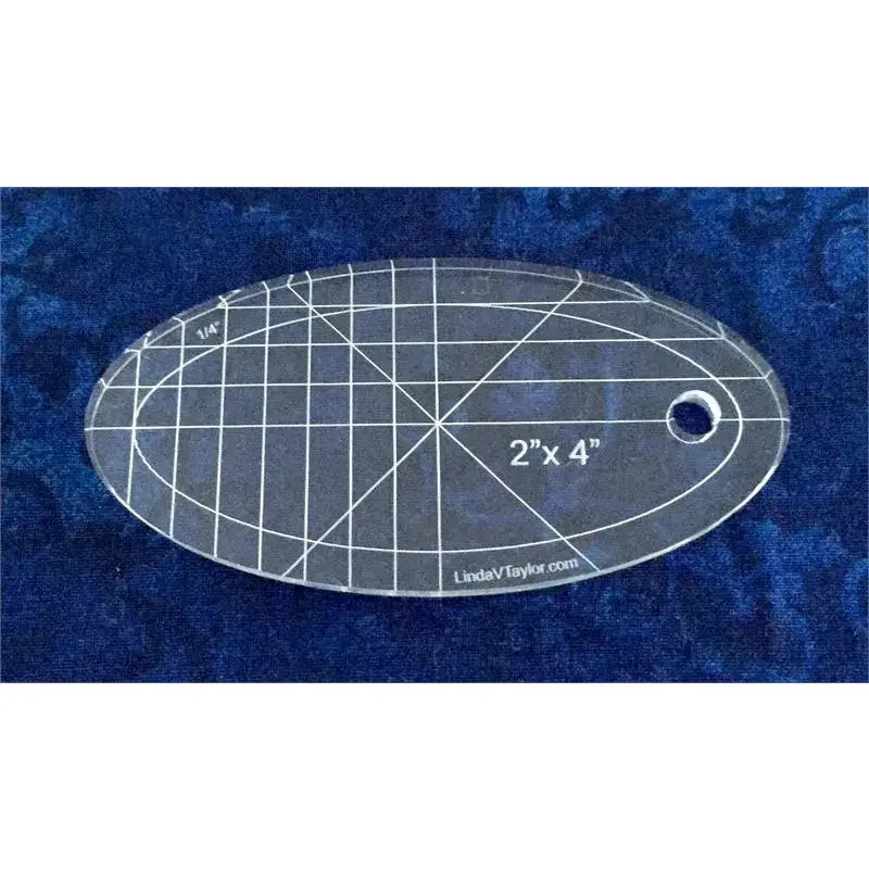 Oval Template 2’’ x 4’’ TMP-031