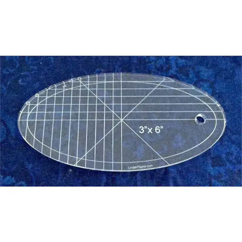 Oval Template 3’’ x 6’’ TMP-032