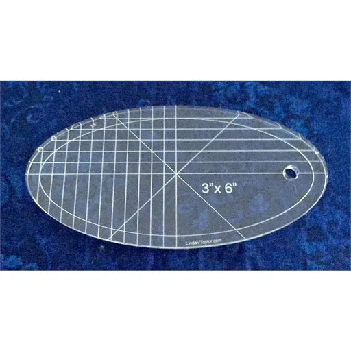 Oval Template 3’’ x 6’’ TMP-032