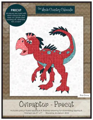 Oviraptor Precut Fused Applique Pack