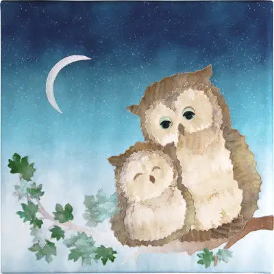Owl Fabric Art Print