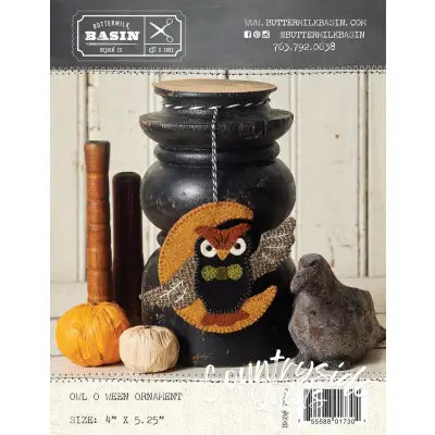 Owl O Ween Ornament