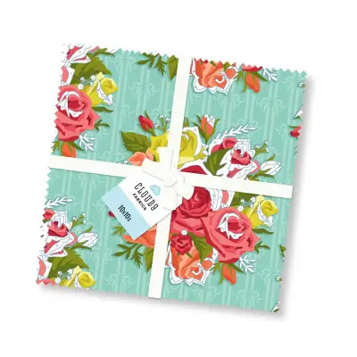Paint-by-Number Garden Party 10x10 organic cotton
