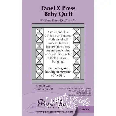 Panel X Press Baby Quilt