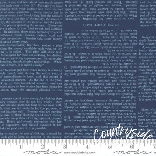 Paper Hamlet Midnight Book Pages Cotton 44’’/45’’ Fabric