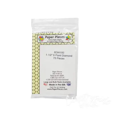 Paper Piece Diamond Pack 1-1/2in 75pc