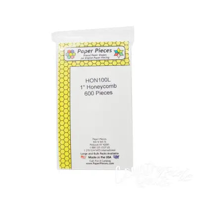 Paper Piece Honeycomb Pack 1in 600pc