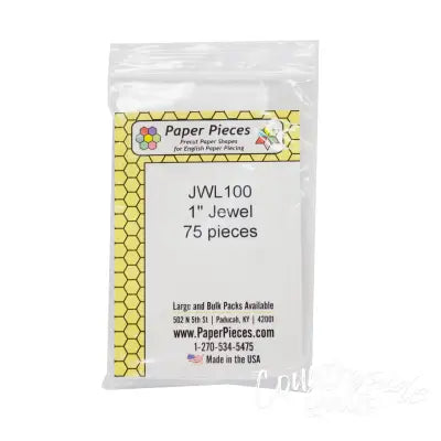 Paper Piece Jewel Pack 1in 75pc