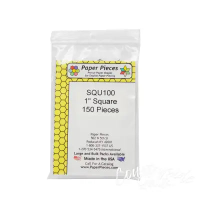 Paper Piece Square Pack 1in 150pc