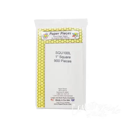Paper Piece Square Pack 1in 900pc