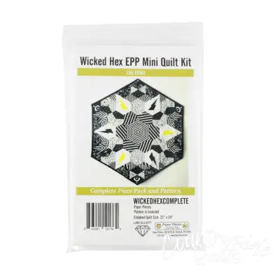 Paper Pieces Pack for Wicked Hex EPP Mini Quilt Pattern Included