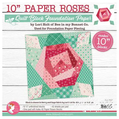 Paper Roses 10in Foundation Paper Pad