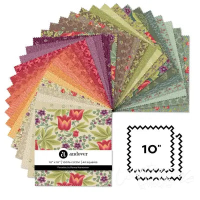 Paradise 10 Inch Square 42 Cuts Each