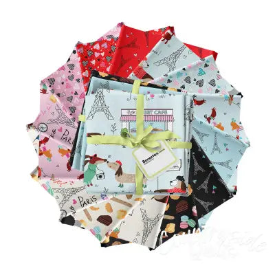Parisian Pups 14pc Fat Quarter