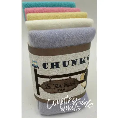 Pastels Wool Chunks 5pc 9in x 10in