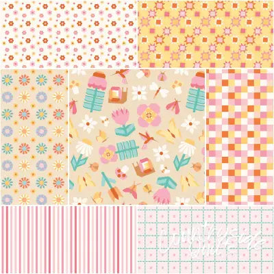 Patchwork 1 Yard Bundle Vanilla, 7pcs