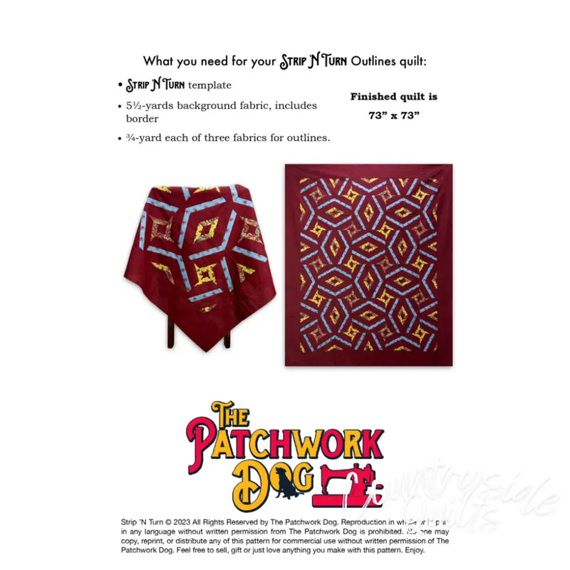 The Patchwork Dog - Outlines 10010