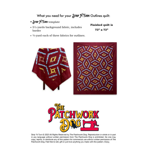 The Patchwork Dog - Outlines 10010