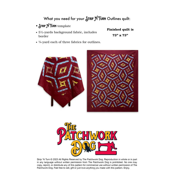 The Patchwork Dog - Outlines 10010
