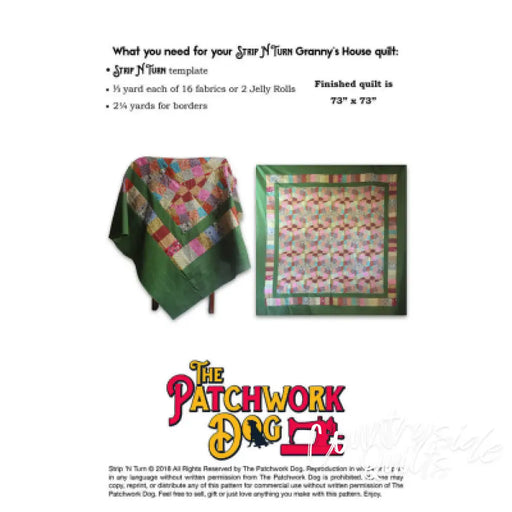The Patchwork Dog Strip N Turn - Granny’s House