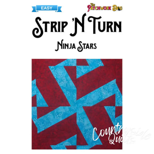 The Patchwork Dog Strip N Turn - Ninja Stars SNT-NINJASTARS