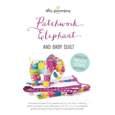 Patchwork Elephant and Baby Quilt