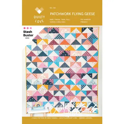 Patchwork Flying Geese Quilt Pattern