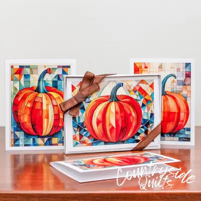 Patchwork Pumpkins Collection 6-Card Box Set