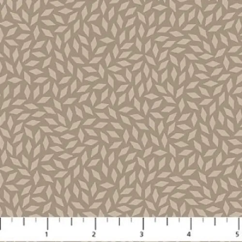 Patrick Lose Fabrics - Neutrality - Diamonds - Mushroom