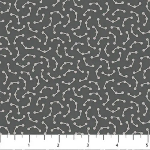 Patrick Lose Fabrics - Neutrality - Dotted Arcs - Stormy