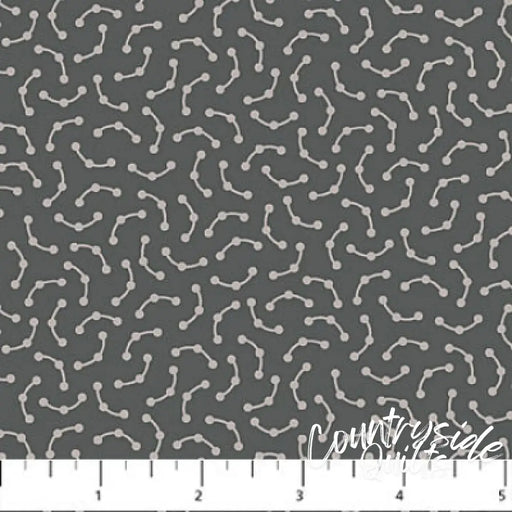 Patrick Lose Fabrics - Neutrality - Dotted Arcs - Stormy