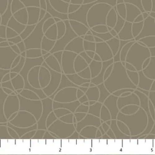 Patrick Lose Fabrics - Neutrality - Tangled Circles