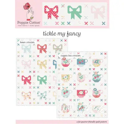 Pattern Rosy Cheeks Tickle Me Fancy Cuppa Tea and Bow