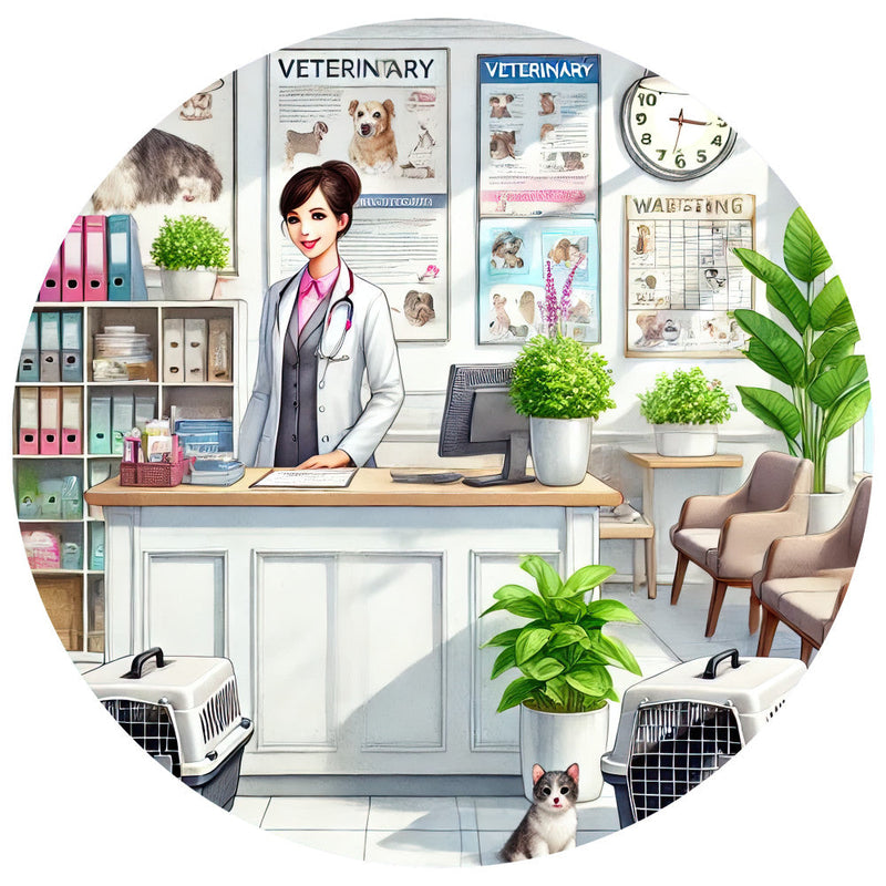 Veterinary Clinic Fabric Panel 16